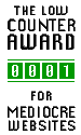 [Low Counter Award for Mediocre Websites]